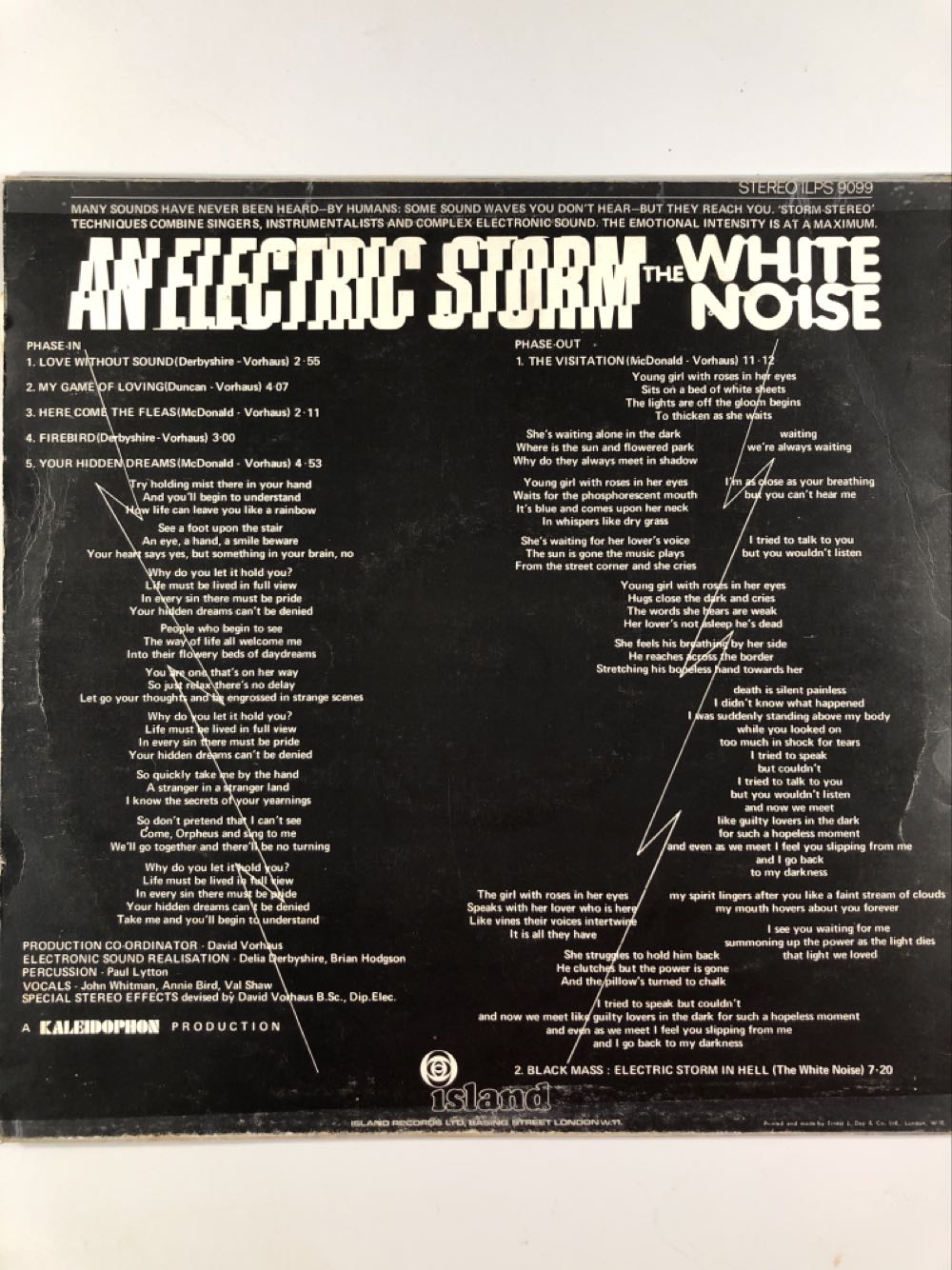 An Electric Storm - White Noise (12” - 36) music collectible - Main Image 2