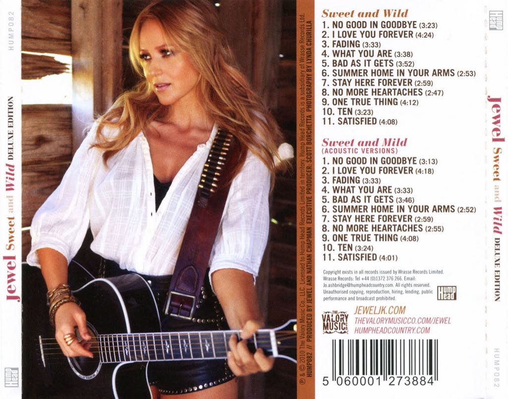 Sweet And Wild - Deluxe Edition - Jewel (CD) music collectible [Barcode 843930003495] - Main Image 2
