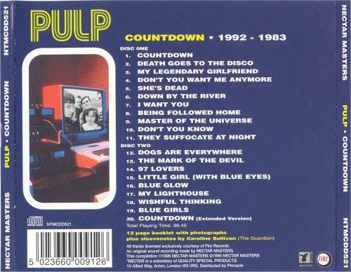 Countdown 1992-1983 - Pulp (CD) music collectible [Barcode 5023660009126] - Main Image 2