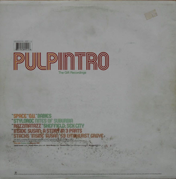 Intro: The Gift Recordings - Pulp (CD) music collectible [Barcode 731451845123] - Main Image 2