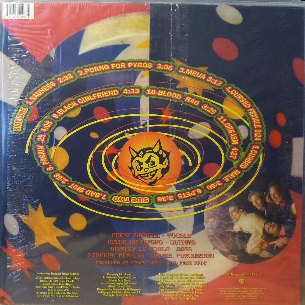 Porno For Pyros - Porno For Pyros (CD - 39:17) music collectible [Barcode 093624522829] - Main Image 2