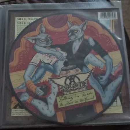 Falling In Love (Is Hard On The Knees) - Aerosmith (7”) music collectible [Barcode 5099766407579] - Main Image 2