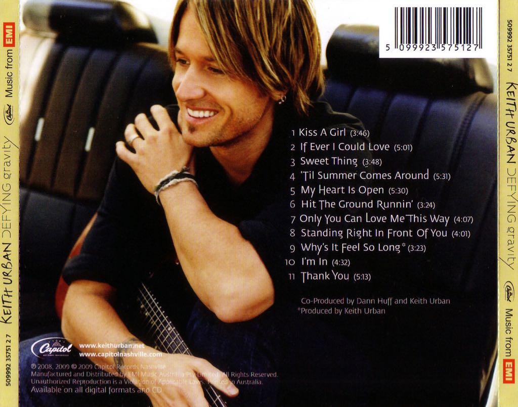 Defying Gravity - Keith Urban (CD - 49) music collectible - Main Image 2