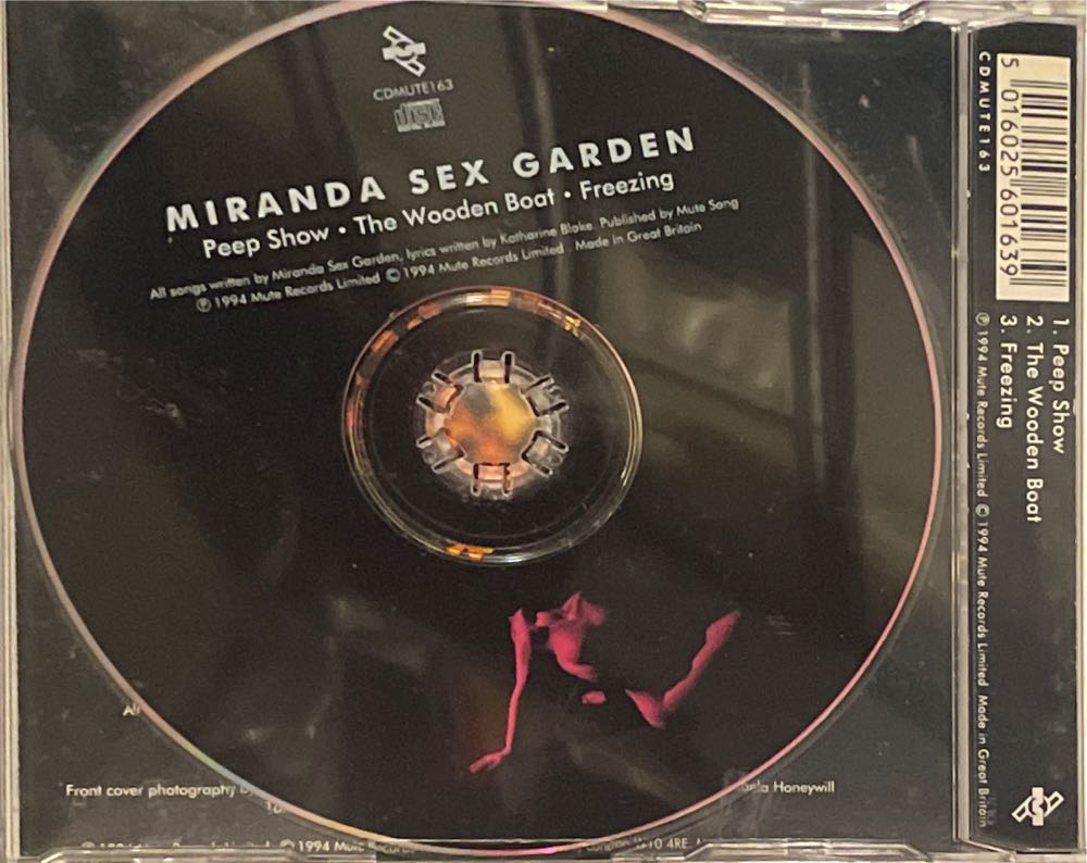 Peep Show - Miranda Sex Garden (CD - 12) music collectible [Barcode 5016025601639] - Main Image 2