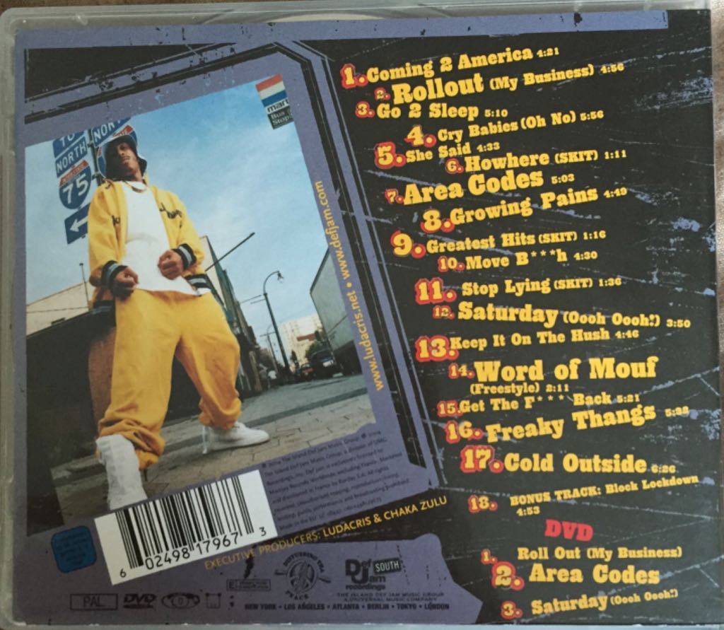Word Of Mouf - Ludacris (CD) music collectible [Barcode 602498179673] - Main Image 2