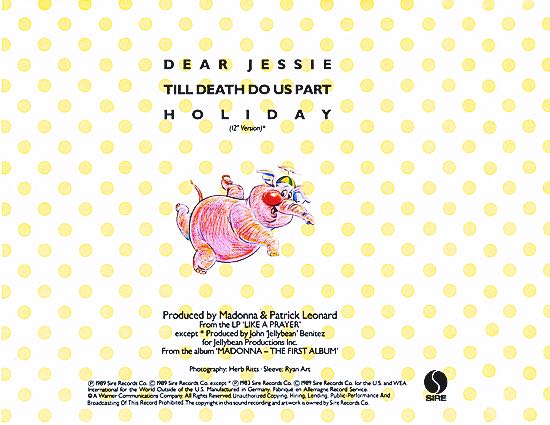 Dear Jessie - Madonna (CD) music collectible [Barcode 075992142120] - Main Image 2