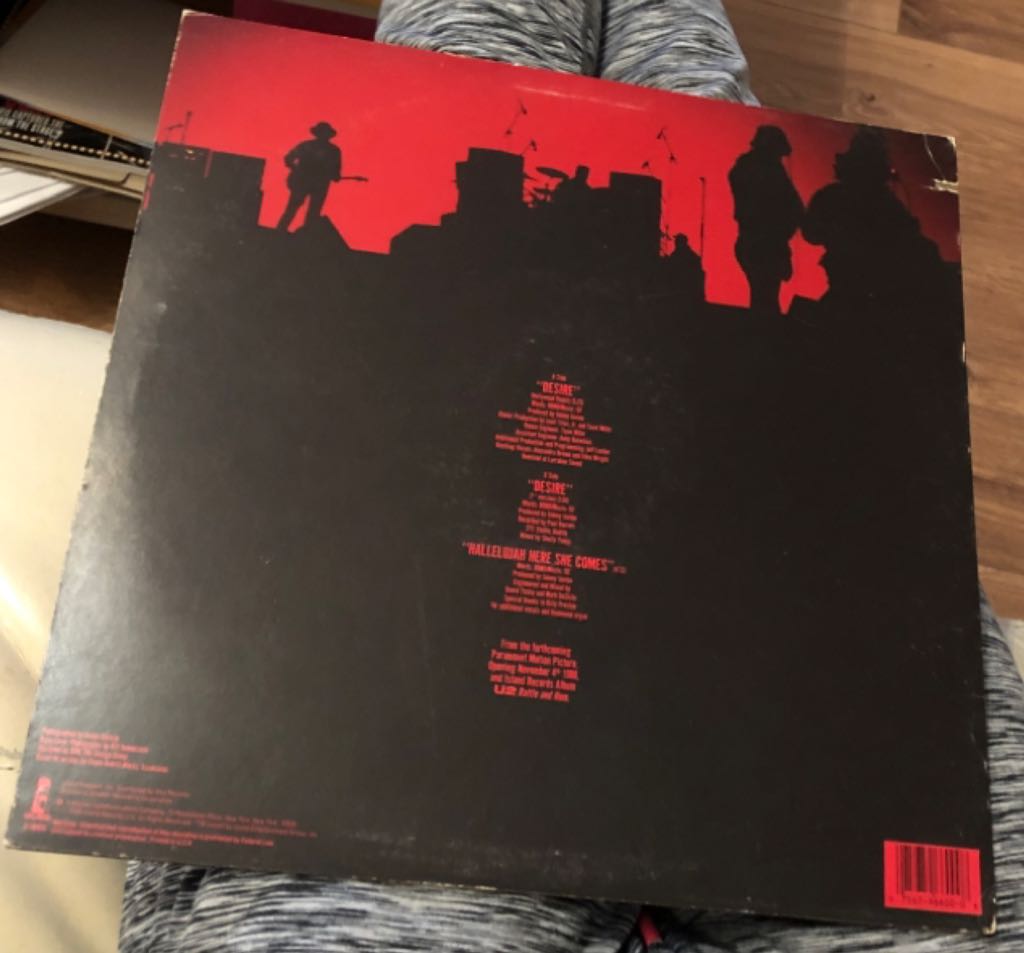 Desire - U2 (12”) music collectible [Barcode 075679660008] - Main Image 2