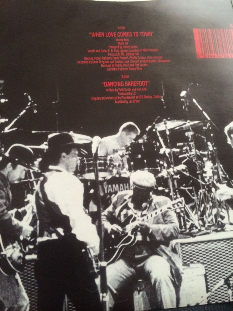 When Love Comes To Town - U2 with B.B. King (CD) music collectible [Barcode 4007196622005] - Main Image 2