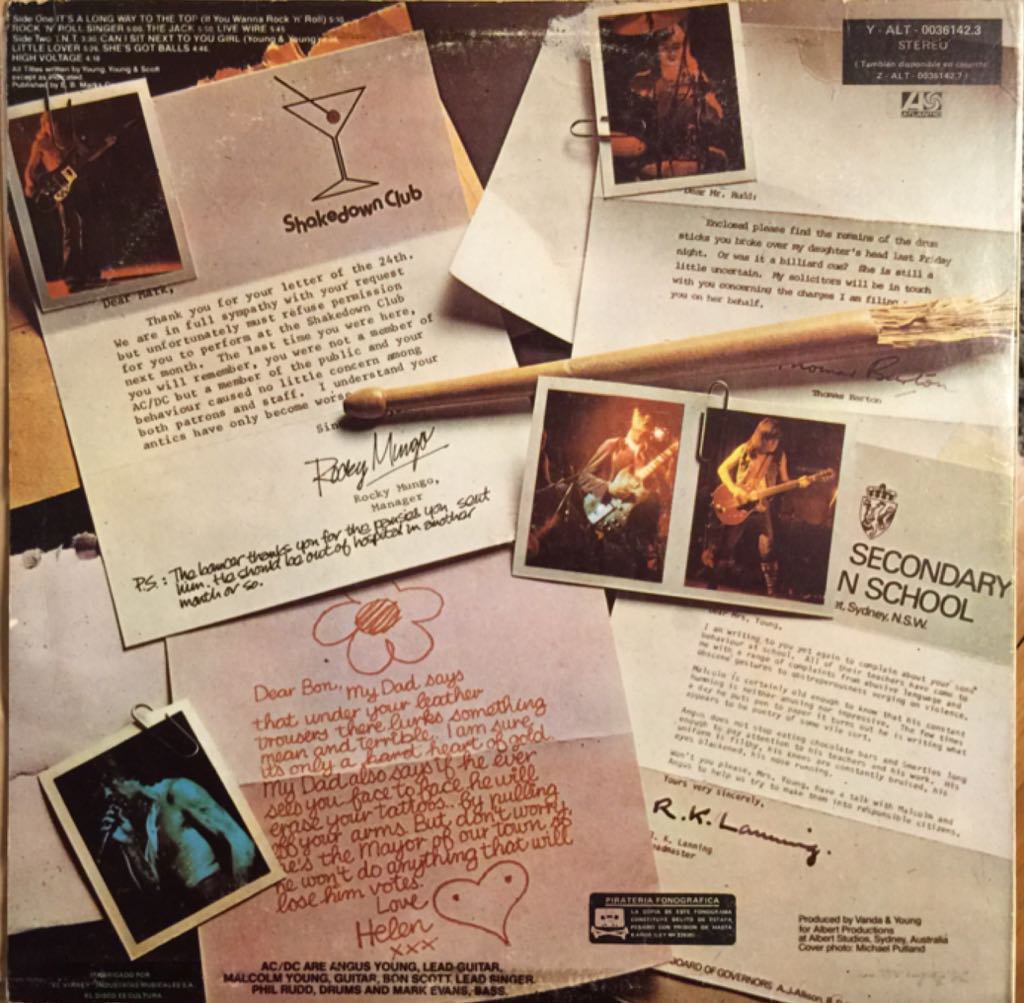 High Voltage - AC/DC (12” - 45) music collectible - Main Image 2