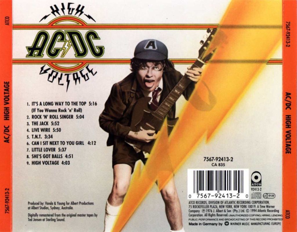 High Voltage - AC/DC (FLAC - 45) music collectible - Main Image 2