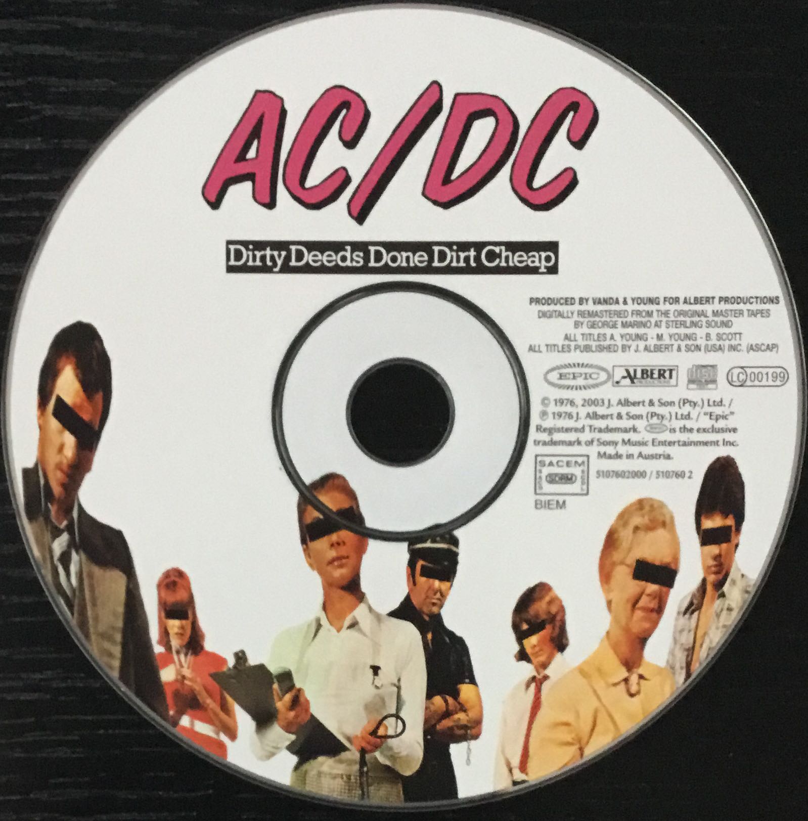 AC/DC - Dirty Deeds Done Dirt Cheep - AC/DC (CD - 4001) music collectible [Barcode 5099751076025] - Main Image 4