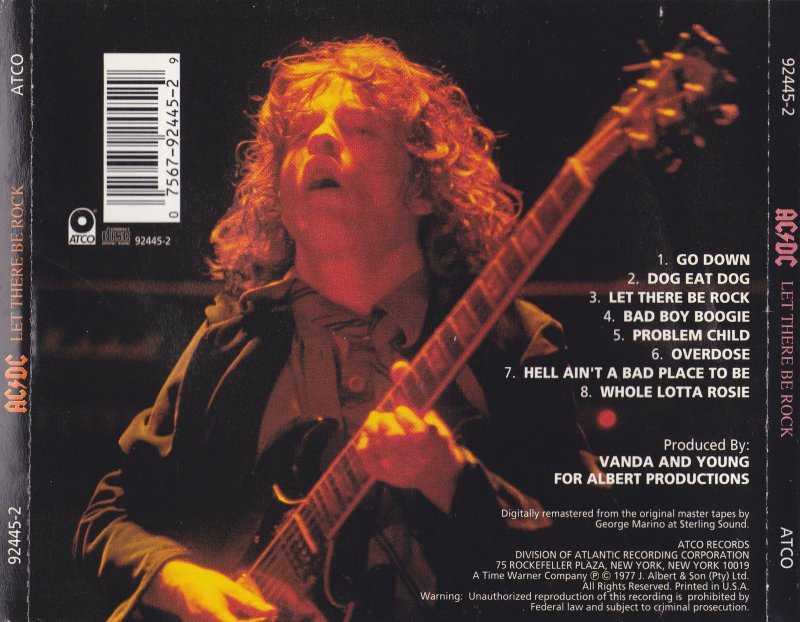 Let There Be Rock - AC/DC (12” - 41) music collectible [Barcode 068752076124] - Main Image 4