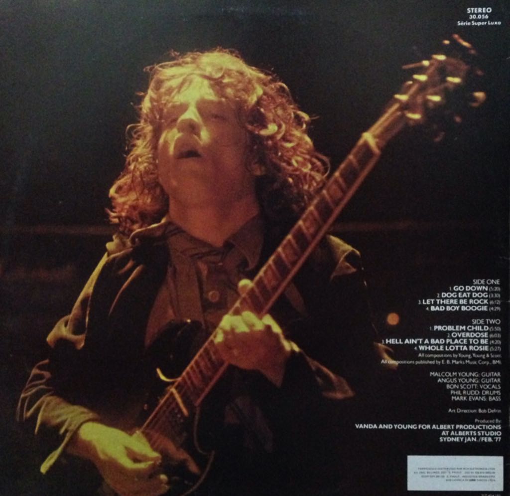 Let There Be Rock - AC/DC (Cassette - 41) music collectible [Barcode 075679041319] - Main Image 2