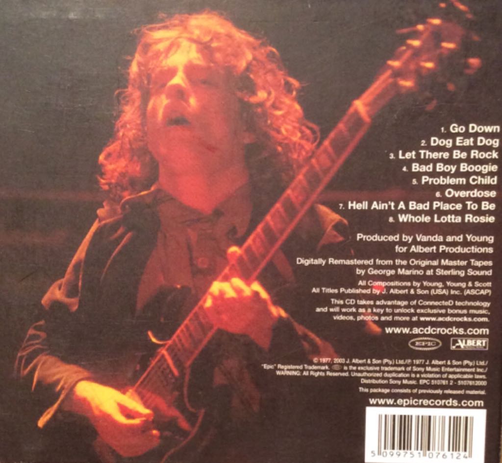 Let There Be Rock - AC/DC (CD - 4101) music collectible [Barcode 5099751076124] - Main Image 2