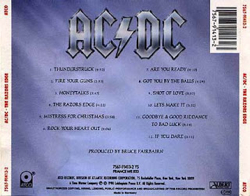 The Razor’s Edge - AC/DC (CD - 46) music collectible [Barcode 075679141323] - Main Image 2