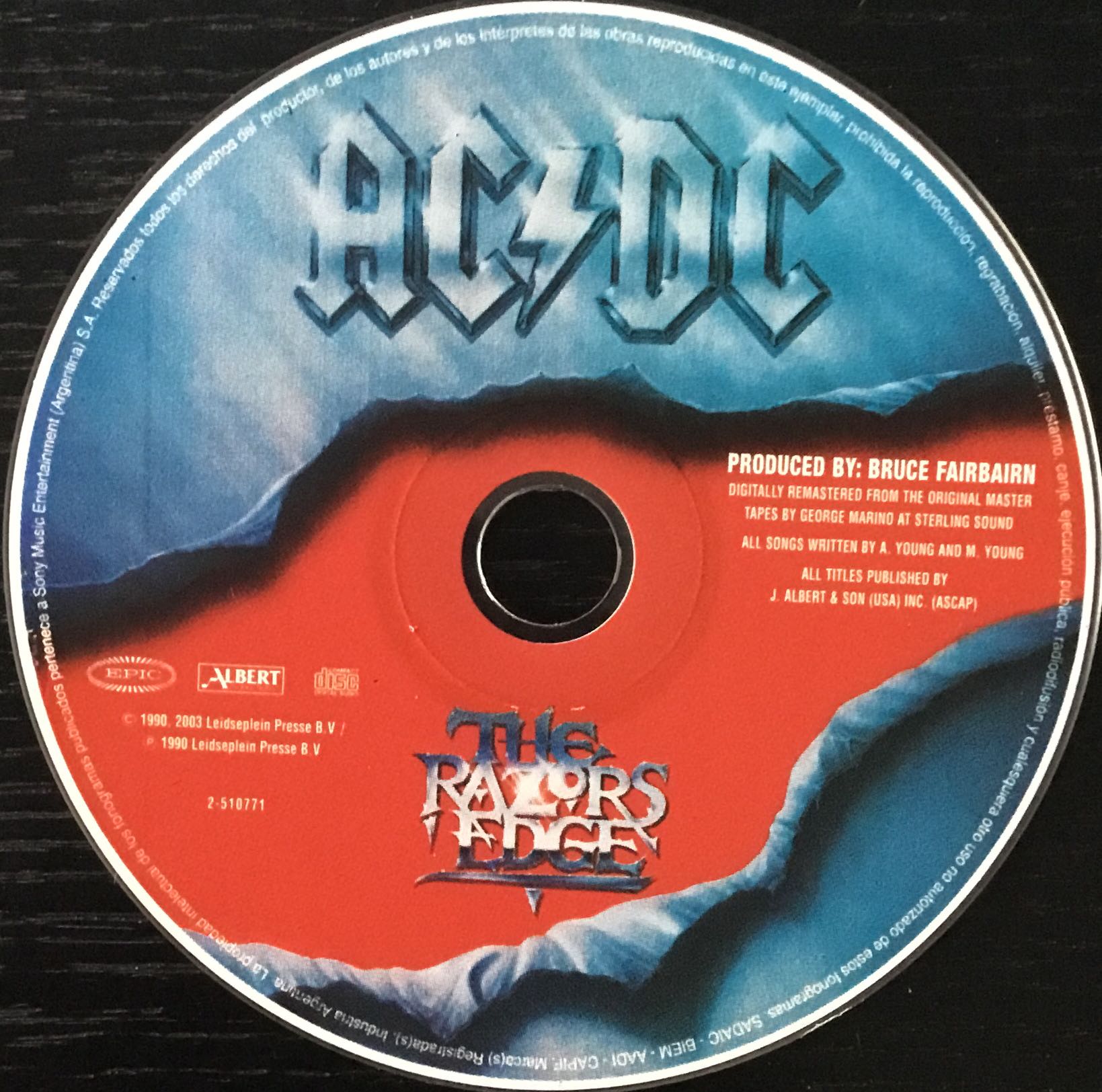 The Razors Edge - AC/DC (CD - 4637) music collectible [Barcode 5099751077121] - Main Image 4