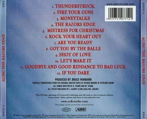 The Razors Edge - AC/DC (CD) music collectible - Main Image 2