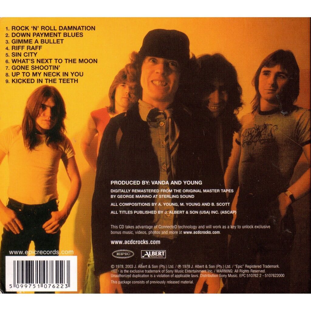 Powerage - AC/DC (CD) music collectible [Barcode 9399746526020] - Main Image 2