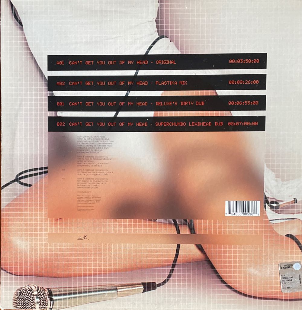 Can’t Get You Out Of My Head - Kylie Minogue (CD) music collectible [Barcode 724387986923] - Main Image 2
