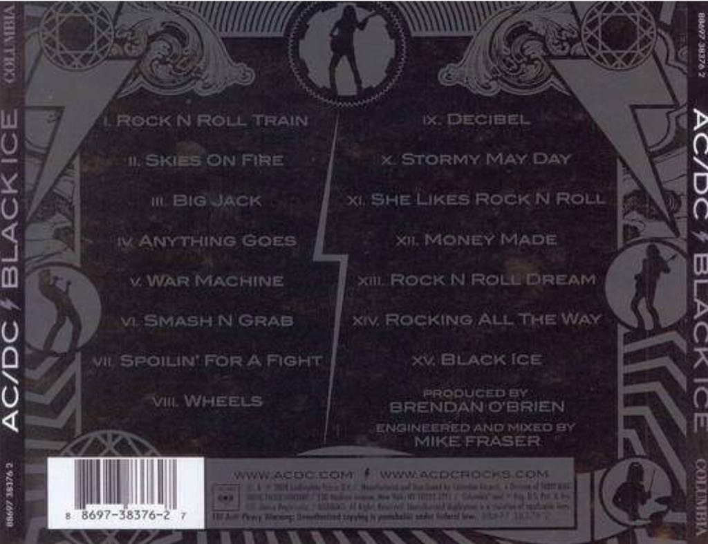 Black Ice - AC/DC (CD - 55) music collectible [Barcode 886973837627] - Main Image 2