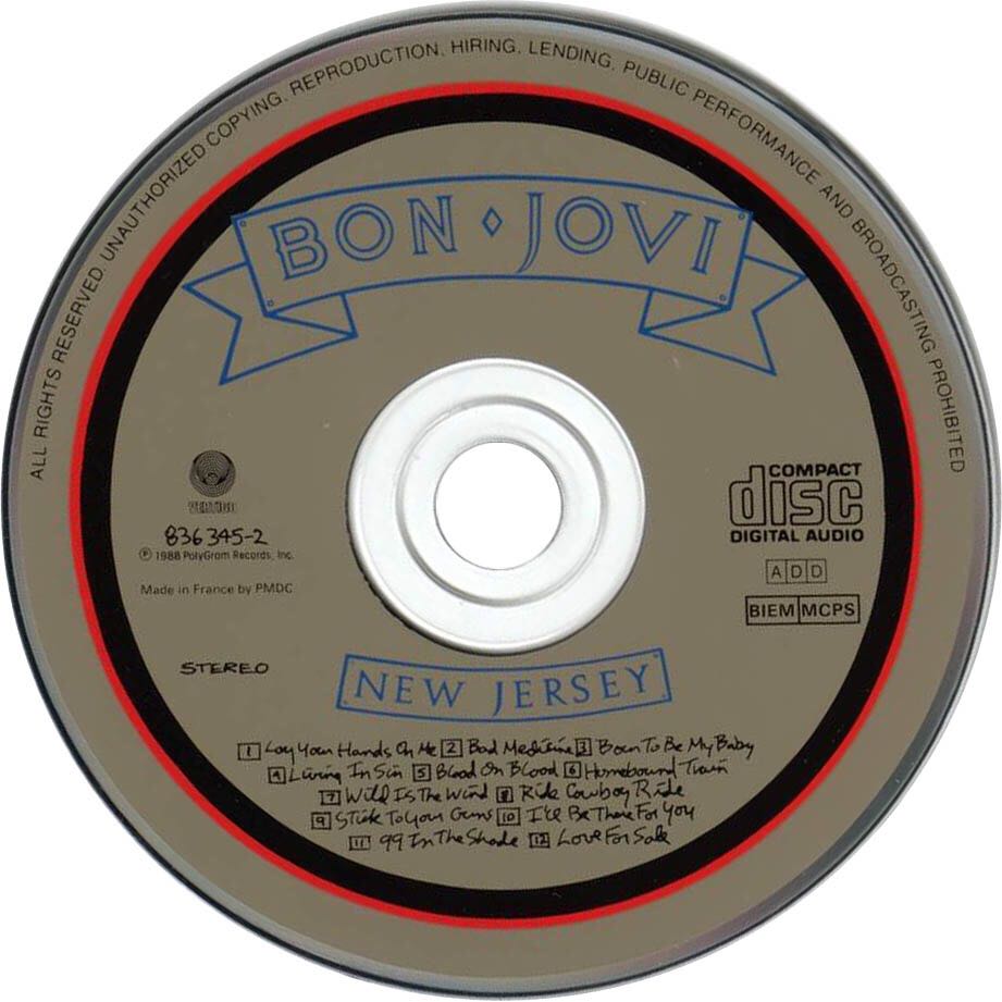 New Jersey - Bon Jovi (CD) music collectible [Barcode 6001210206910] - Main Image 2
