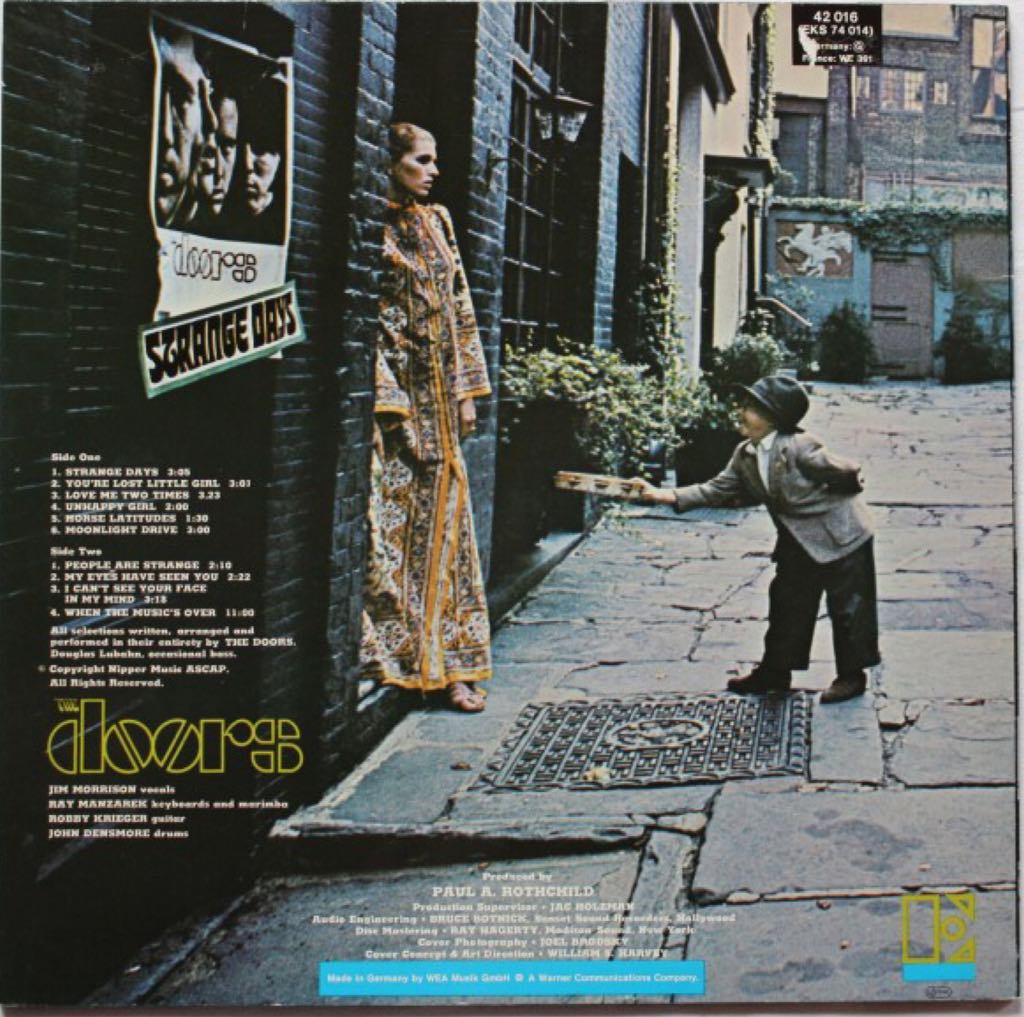 Strange Days - Doors, The (CD - 34) music collectible [Barcode 075596065726] - Main Image 2