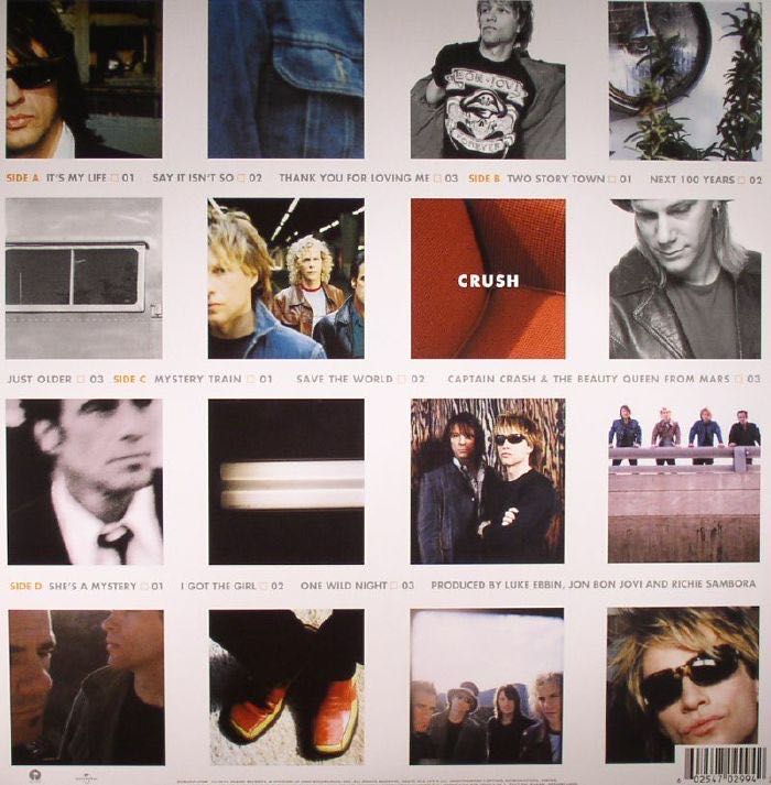 Crush - Bon Jovi (12” - 58) music collectible [Barcode 602547029942] - Main Image 2