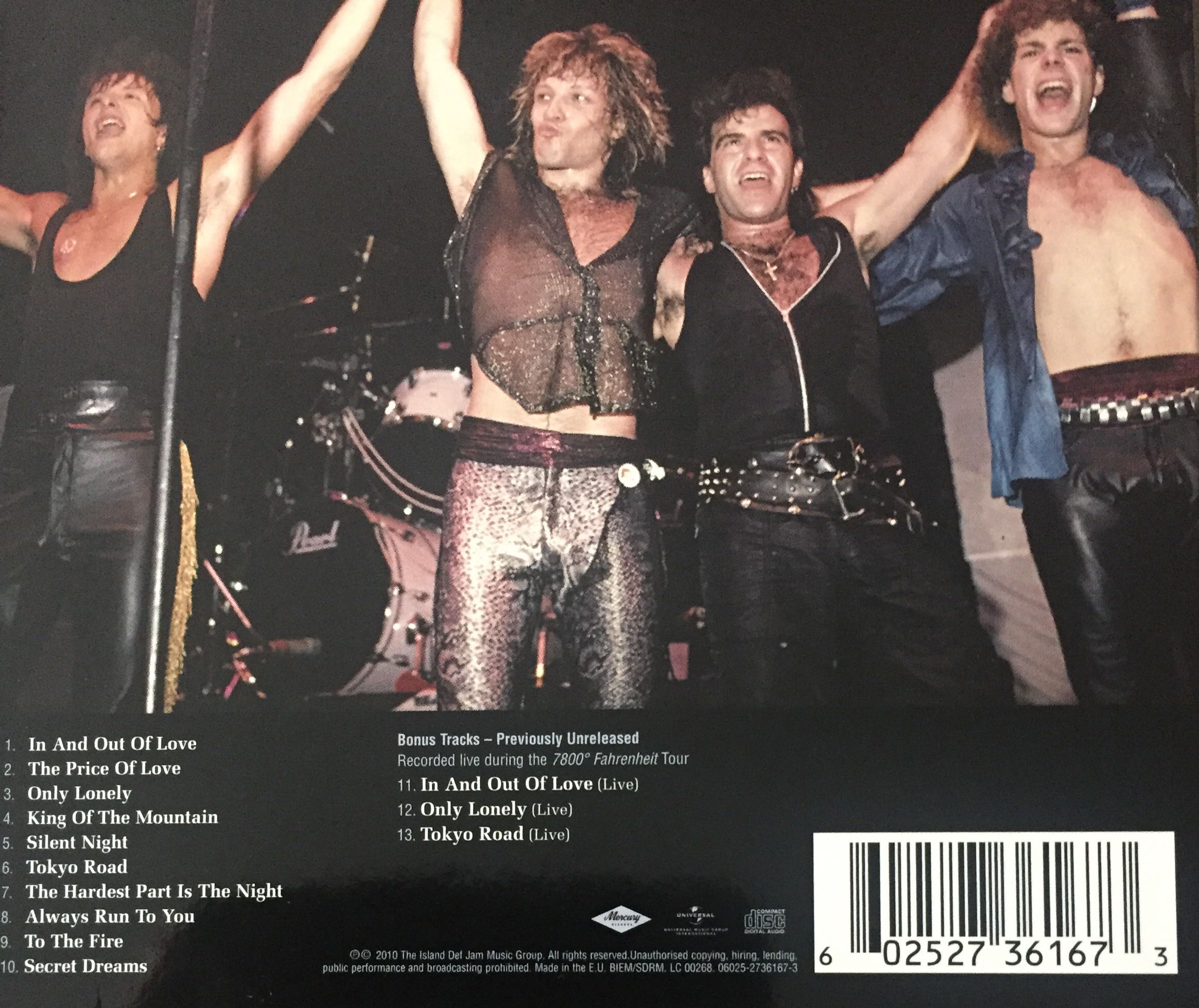 7800 Fahrenheit - Bon Jovi (CD - 47) music collectible [Barcode 602527361673] - Main Image 2