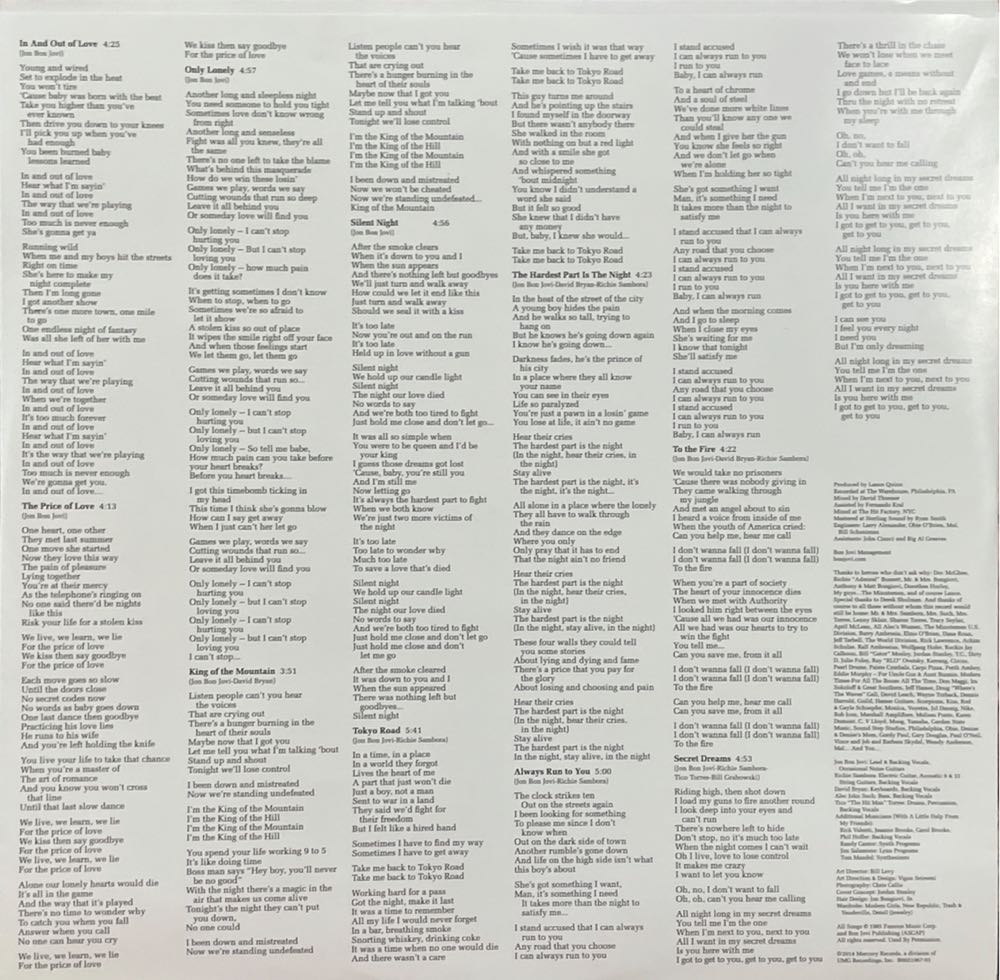 Grace Usa Steel Roll Spring Punch Set - Bon Jovi (12” - 47) music collectible [Barcode 602547029201] - Main Image 4