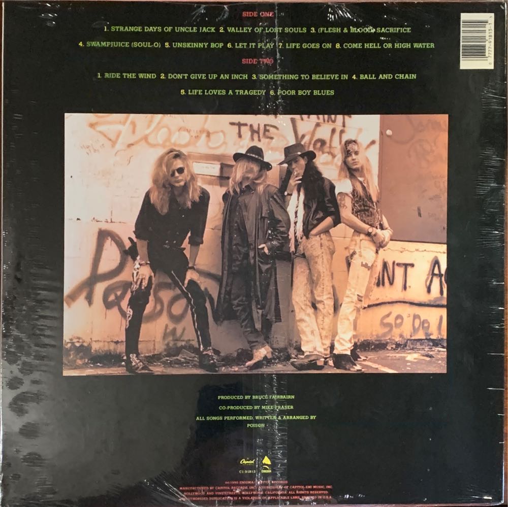 Flesh and Blood - Poison (12” - 5738) music collectible [Barcode 077779181315] - Main Image 3