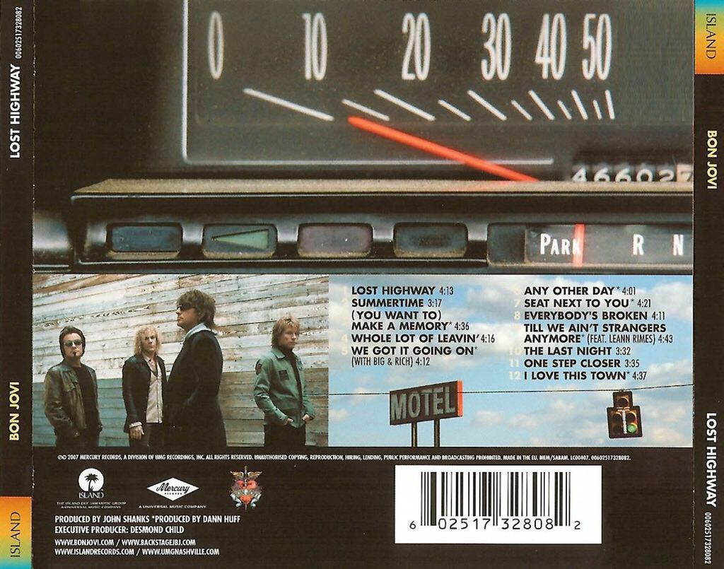 Lost Highway - Bon Jovi (CD - 49) music collectible [Barcode 602517357013] - Main Image 2
