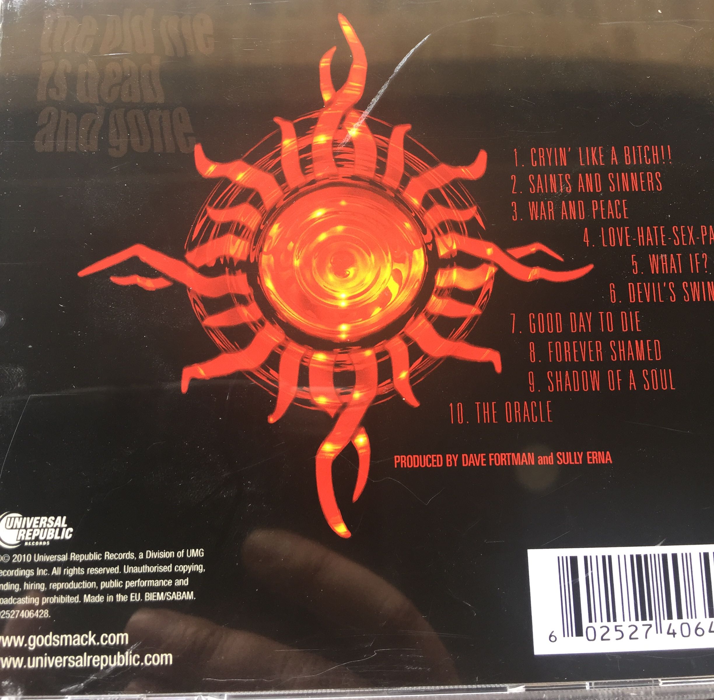 The Oracle - Godsmack (CD/DVD - 44) music collectible [Barcode 602527406428] - Main Image 2