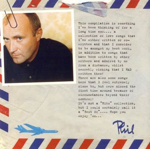 Love Songs: A Compilation... Old and New - Phil Collins (CD - 105) music collectible [Barcode 081227805821] - Main Image 2