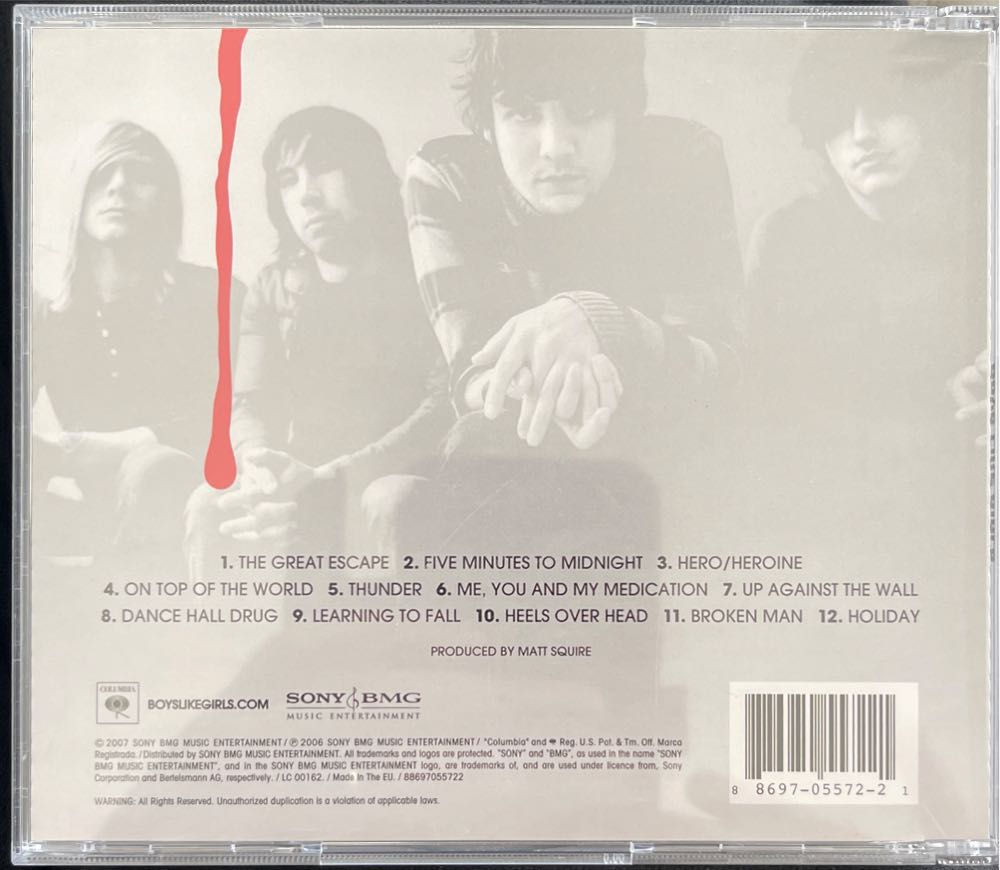 Boys Like Girls - Boys Like Girls (CD - 45) music collectible [Barcode 886970557221] - Main Image 2