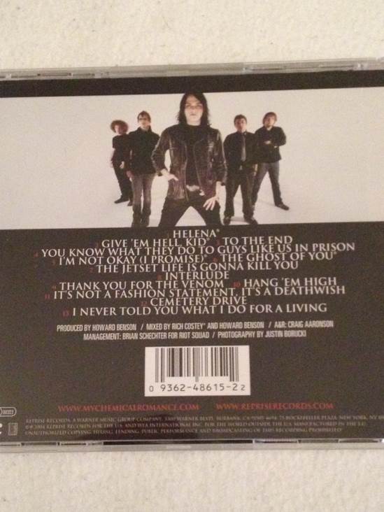 Three Cheers For Sweet Revenge - My Chemical Romance (CD - 40) music collectible [Barcode 093624861522] - Main Image 2