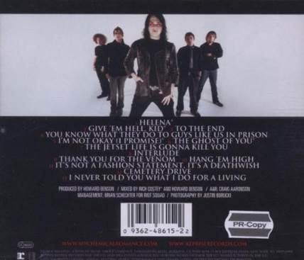 Three Cheers For Sweet Revenge - My Chemical Romance (CD - 40) music collectible [Barcode 9325583027871] - Main Image 2