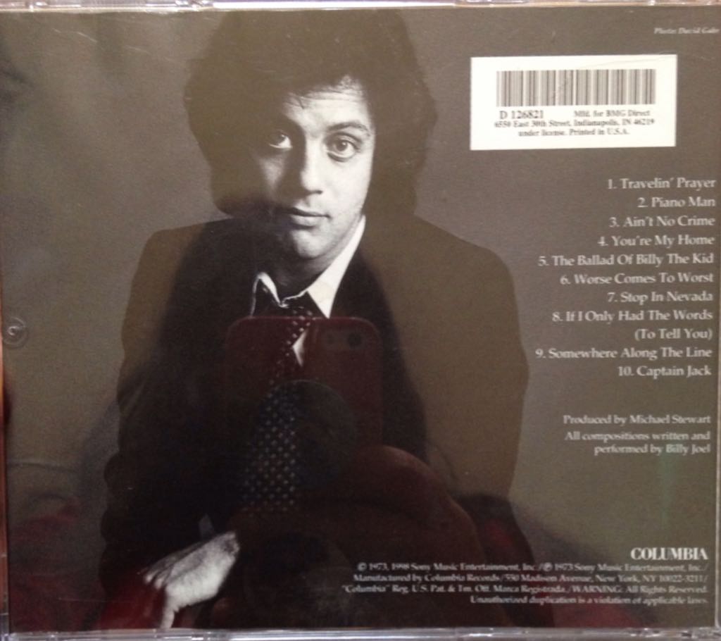 Piano Man - Joel, Billy (CD) music collectible - Main Image 2