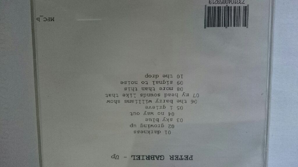 Up - Gabriel Peter music collectible - Main Image 2