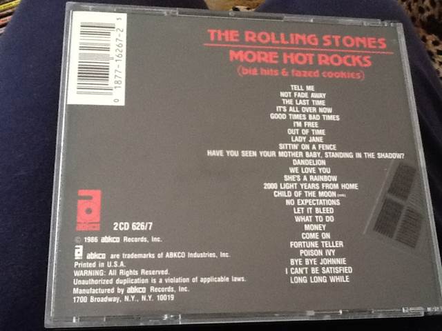 More Hot Rocks - Rolling Stones, The (CD - 90) music collectible [Barcode 018771626725] - Main Image 2