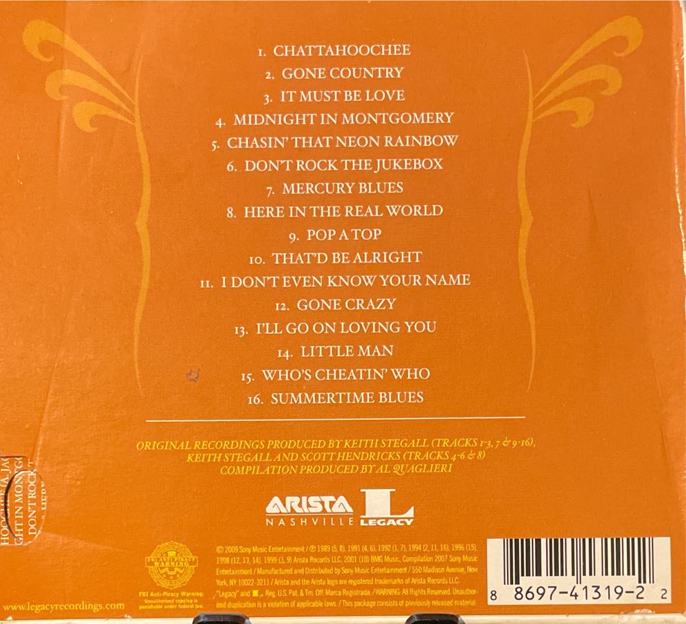 Alan Jackson: 16 Biggest Hits - Alan Jackson (CD - 58) music collectible [Barcode 886974131922] - Main Image 2