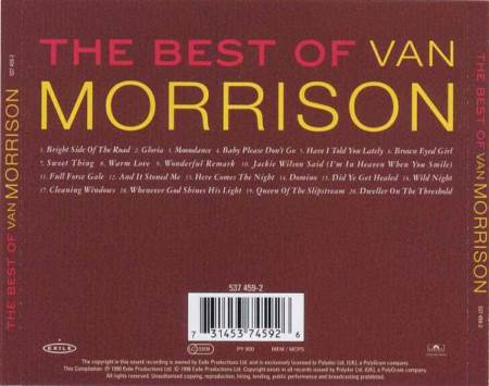 Best Of Van Morrison - Morrison, Van (CD - 75:54) music collectible [Barcode 042284197021] - Main Image 2
