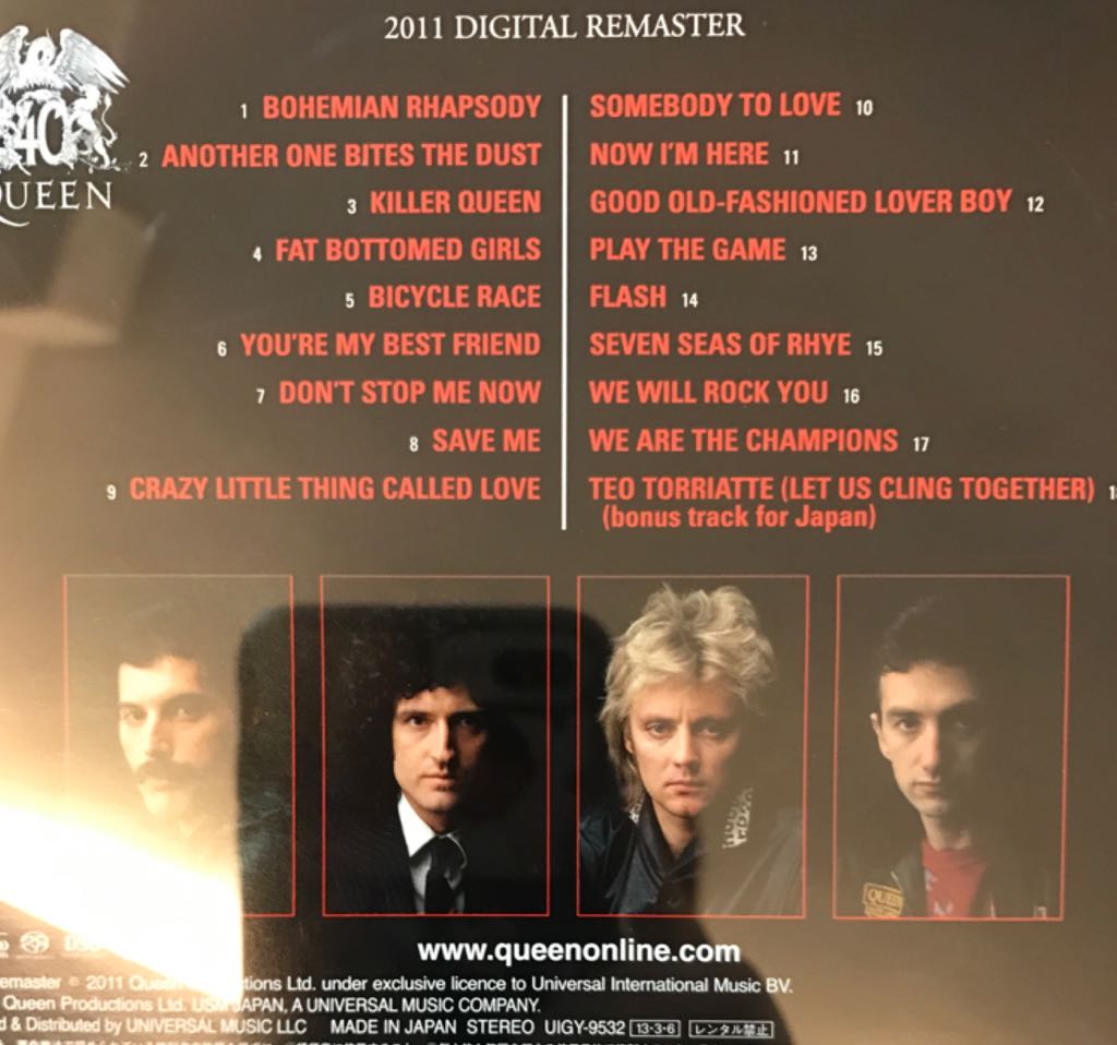 Queen Greatest Hits - Queen (SACD) music collectible - Main Image 2