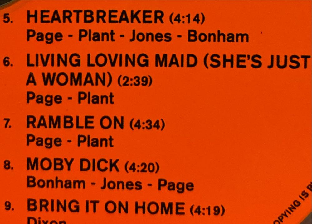 Led Zeppelin II - Led Zeppelin (CD - 41) music collectible [Barcode 075678263354] - Main Image 3