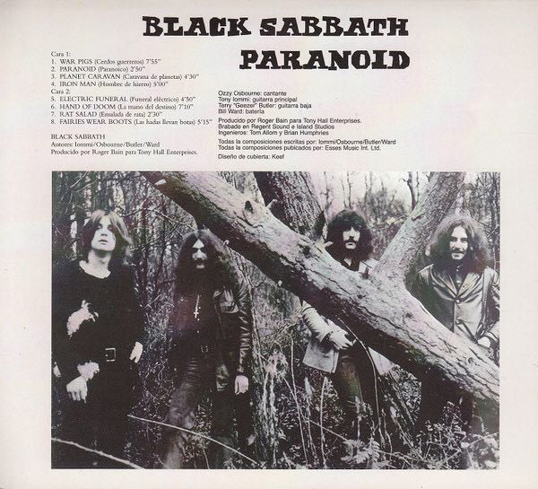Paranoid - Black Sabbath (CD - 42) music collectible [Barcode 602527303277] - Main Image 3