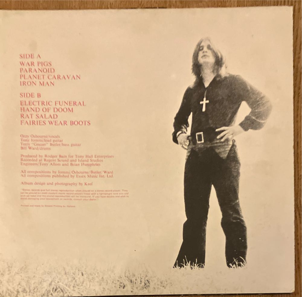 Paranoid - Black Sabbath (12”) music collectible - Main Image 4