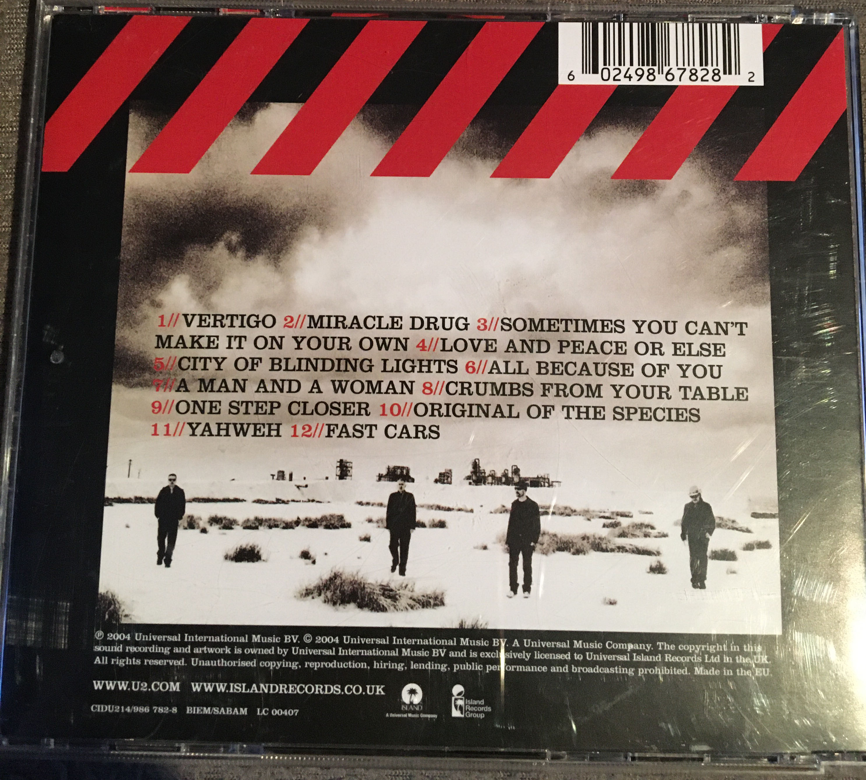 How To Dismantle An Atomic Bomb - U2 (CD) music collectible [Barcode 602498678282] - Main Image 3