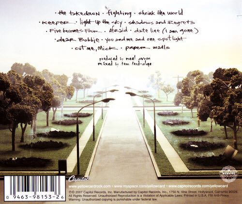 Paper Walls - Yellowcard music collectible [Barcode 094637971529] - Main Image 2