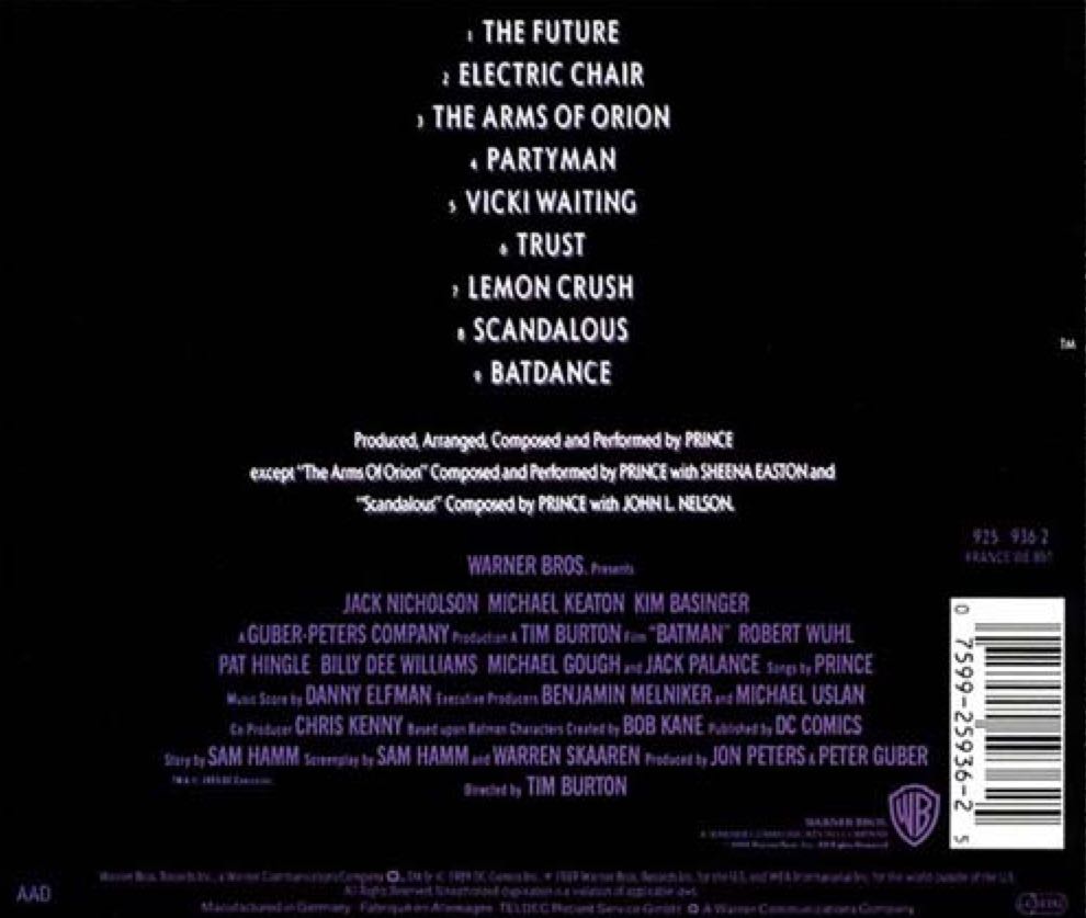 Batman - Soundtrack (12” - 42:52) music collectible - Main Image 2