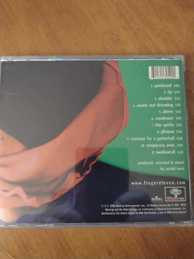 Tip - Finger Eleven (CD - 41) music collectible [Barcode 601501305221] - Main Image 2