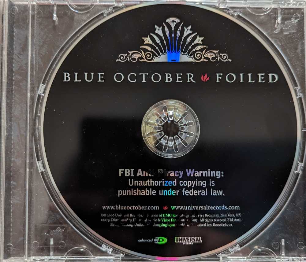 Foiled - Blue October (CD) music collectible [Barcode 602492518577] - Main Image 4